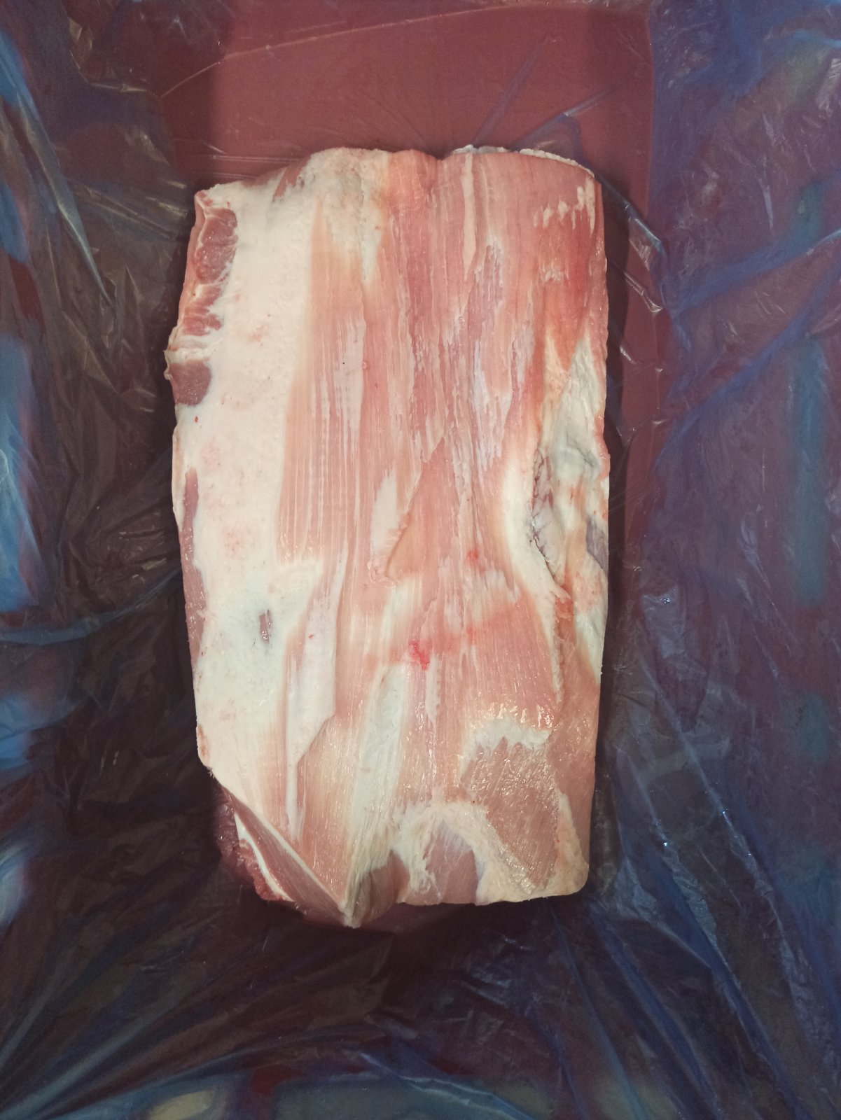 Свински гърди - белени